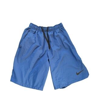 Nike men's dri fit Small Blue flex woven side‎ slits shorts